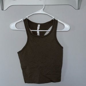 Lululemon Ebb to Street Cropped Racerback Tank Top